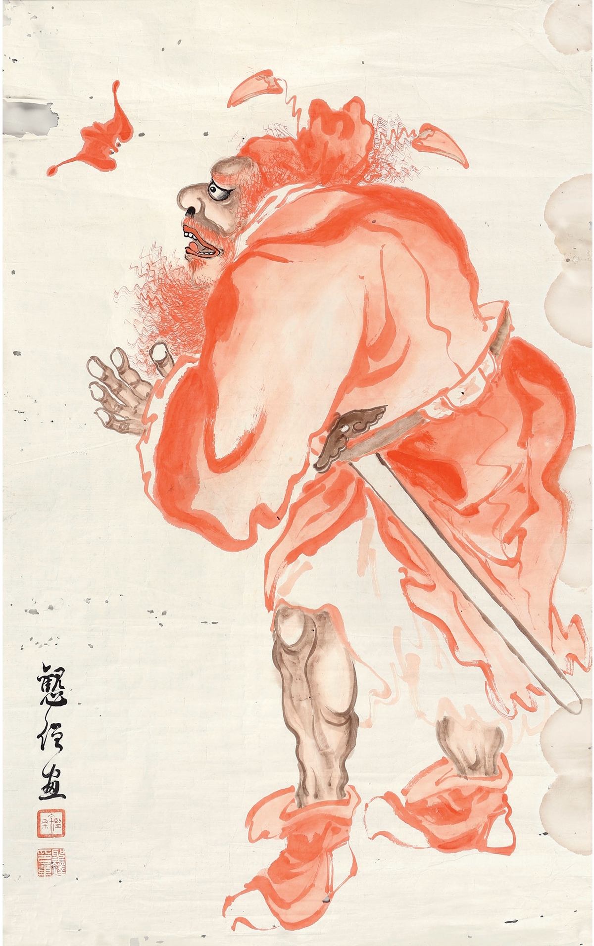 Artwork by Shengduo Zhong, KUI, Made of Ink and color on paper