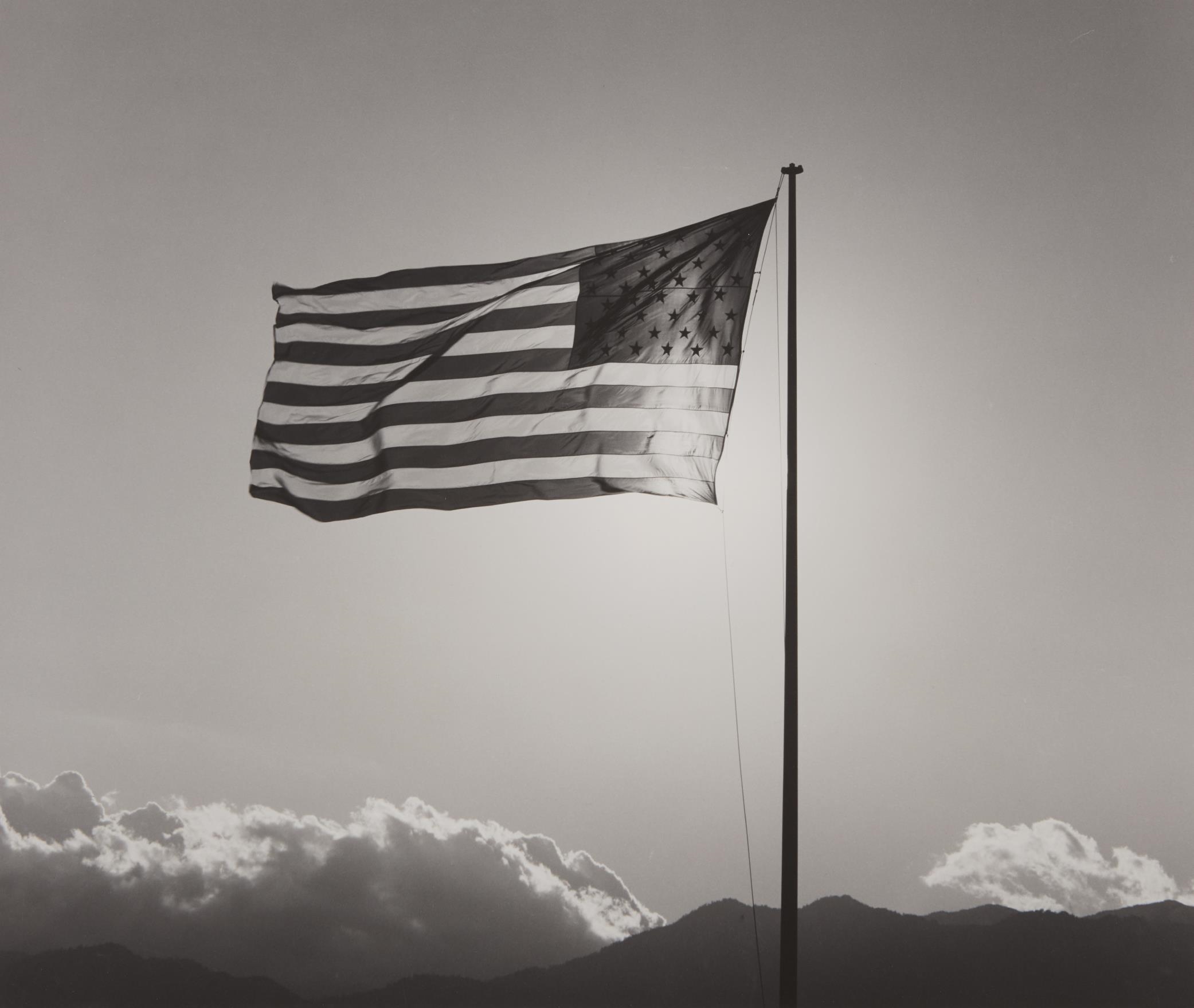 Artwork by Robert Mapplethorpe, American Flag, Made of Gelatin silver print, flush-mounted