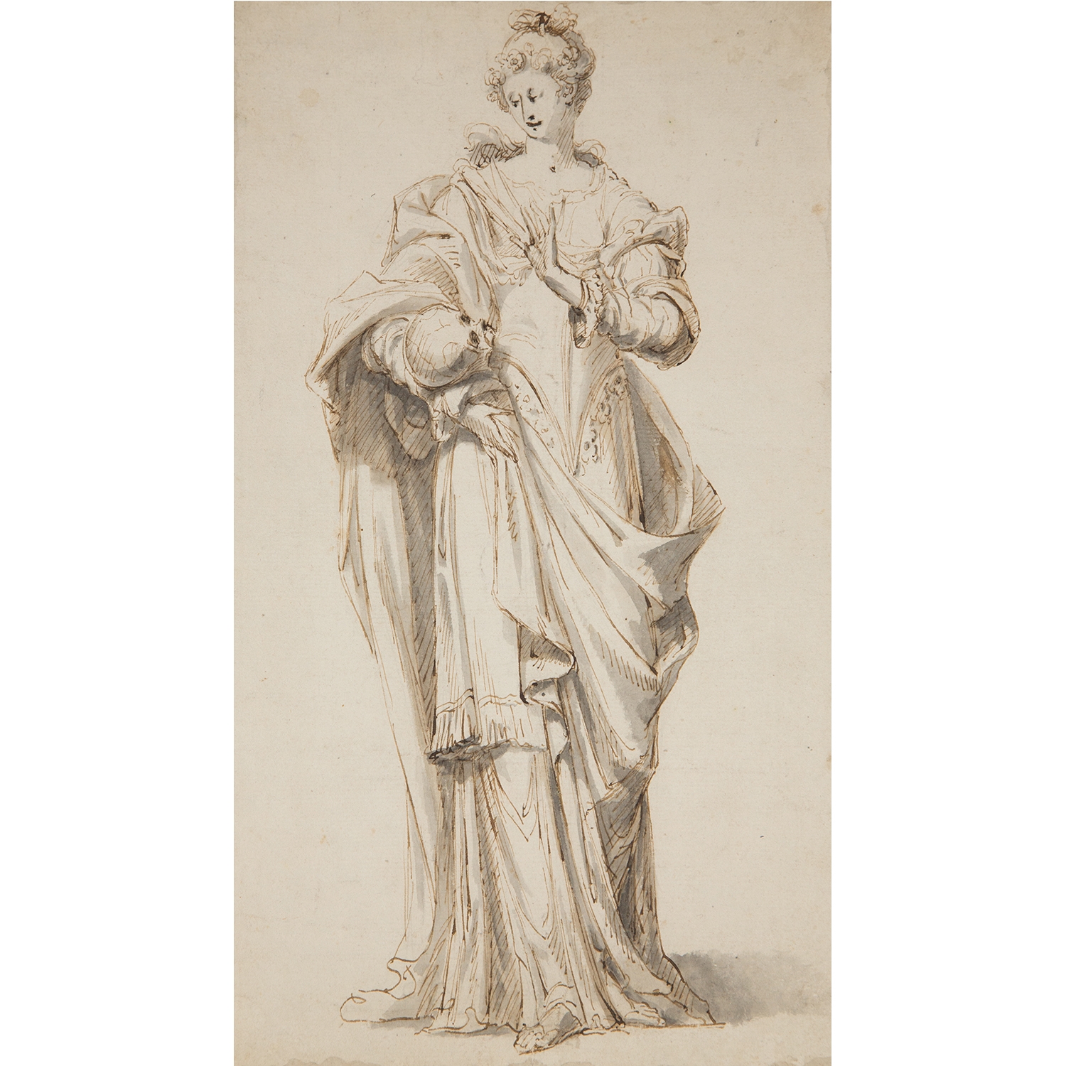 French School, 17th Century Allegory of Truth or Vanity of Youth