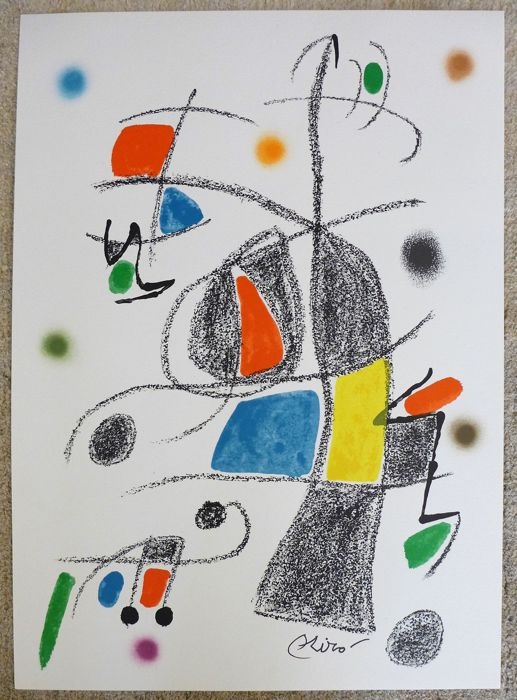 Maravillas con variaciones acrosticas 17 by Joan Miró, 1975