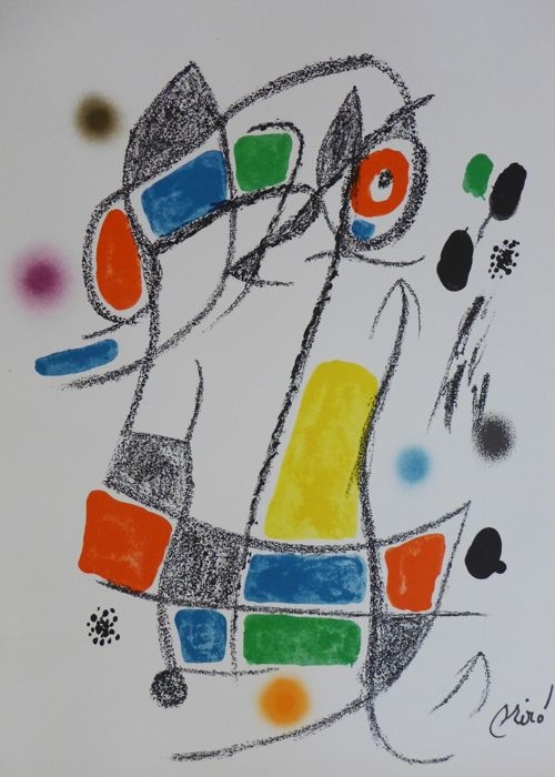 Maravillas con variaciones acrosticas 1 by Joan Miró, 1975