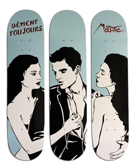 Triptych: Deck’On Street Art - Miss.Tic