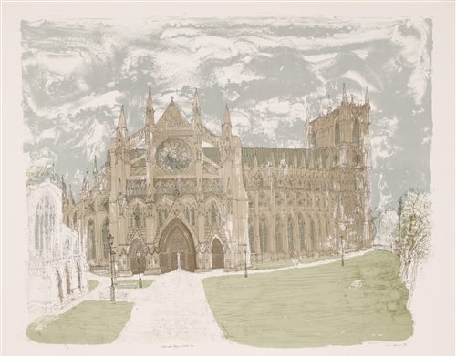 WESTMINSTER ABBEY; THE PALACE OF WESTMINSTER; ST PAULS CATHEDRAL by Colin Spencer, 1966
