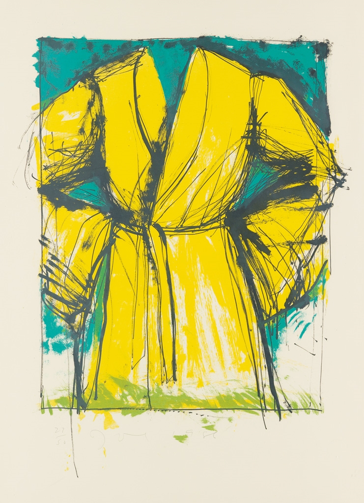 Jim Dine | Yellow Robe (1986) | MutualArt