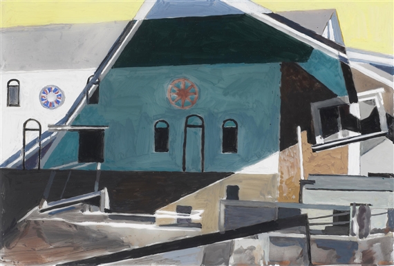 Barn Decorations (Hex Signs) by Charles Sheeler, 1959