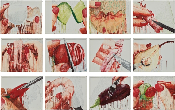 Minter Marilyn | 12 works from 100 Food Porn (1990) | MutualArt