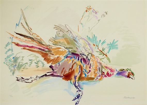 Fasan by Oskar Kokoschka, 1973