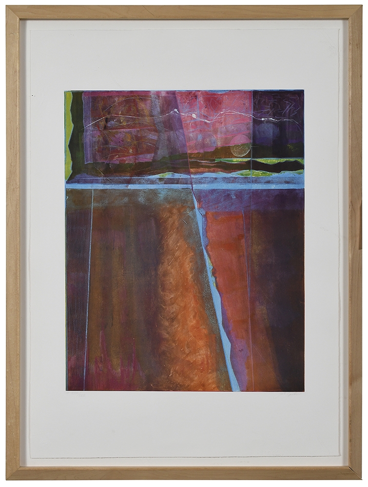 Artwork by Yale Epstein, Untitled, Made of serigraph and etching