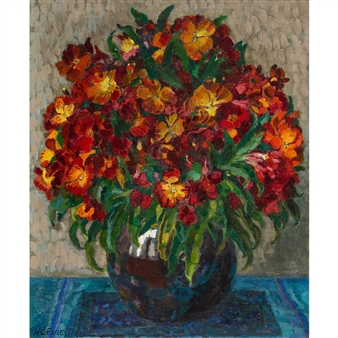 Blumenstillleben. - Henry-Claudius Forestier