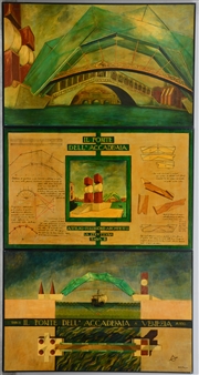 "Il ponte dell'Accademia" - Attilio Pizzigoni