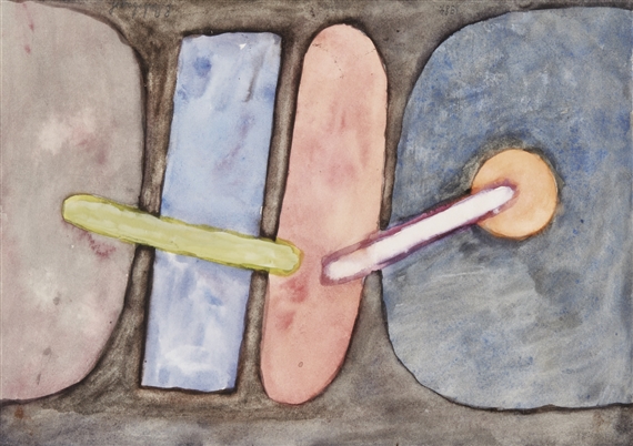 Three Works on Paper by Viktor Dmitrievich Pivovarov, 1984