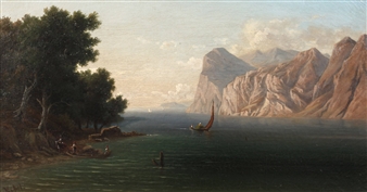 Mediterrane Küstenlandschaft - Georg Köbel