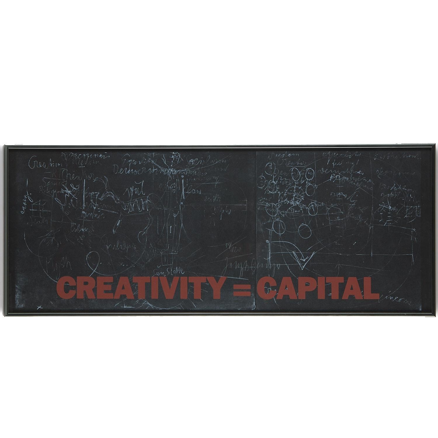 Joseph Beuys | Creativity = Capital (1983) | MutualArt