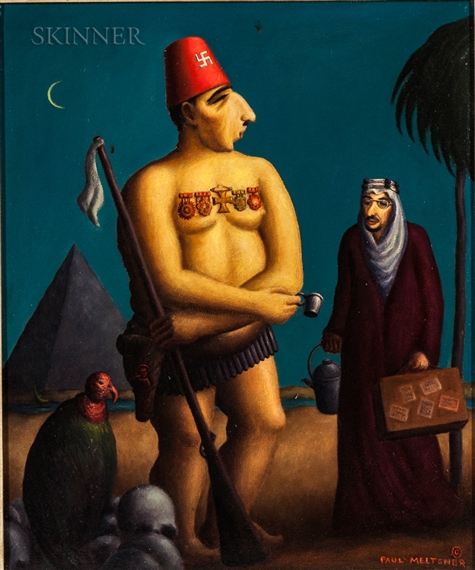 Monster Rally (Meeting of Nasser & Kin Saud) by Paul Raphael Meltsner