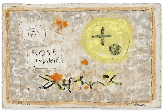4 OCTOBRE 63 by Roger Bissière, 1963