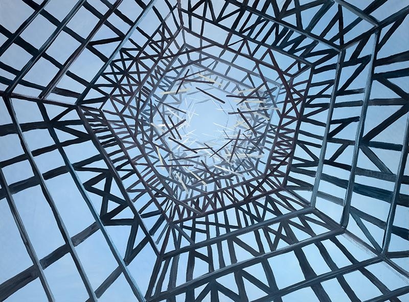 Artwork by Dariusz Syrkowski, Konstrukcja II, Made of Oil on canvas