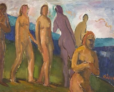 Girls by the Water by Alois Bílek