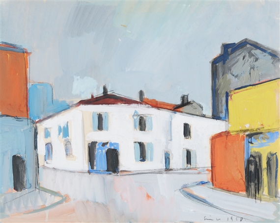 Southern Village Scenery by Carl Walter Liner, 1950