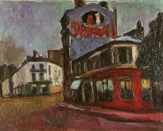 Le bistro rouge by Carl Walter Liner, 1946