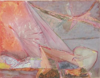 Abstrakte Komposition by Karl Anton Fleck, 1966