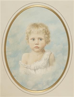 Mädchenporträt - Wilhelm Dachauer