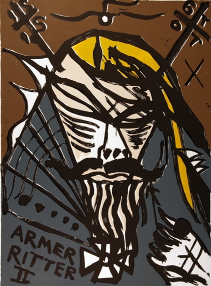Armer Ritter II by Jonathan Meese, 2005
