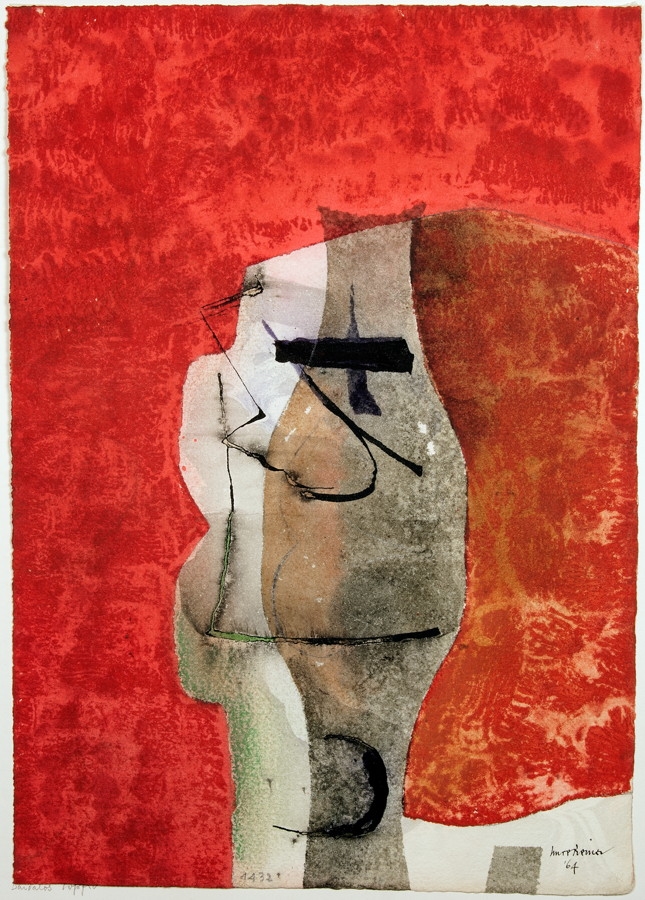 Artwork by Imre Reiner, Daidalos Töpfer, Made of watercolor and ink