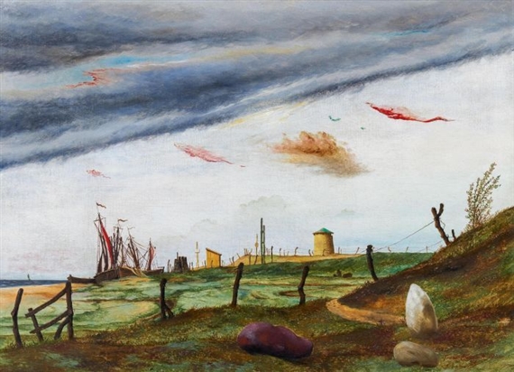 The Racetrack of Dangast by Franz Radziwill, 1934
