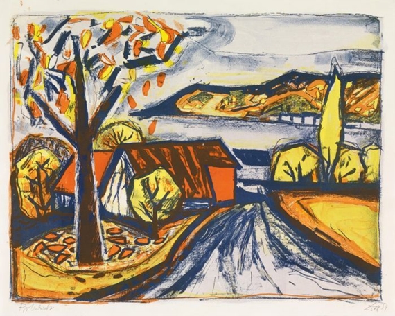 Hemmenhofen by Otto Dix, 1954