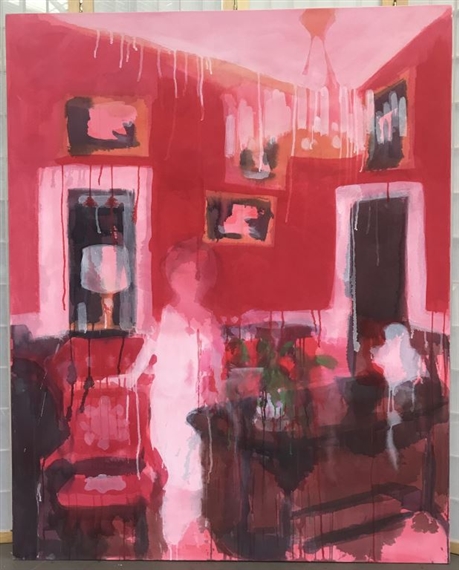 Nancy in the Red Room 1 by Liz Markus, 2008