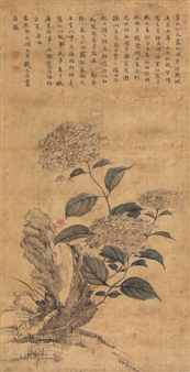 Flowers and Rock - Qian Yuanchang