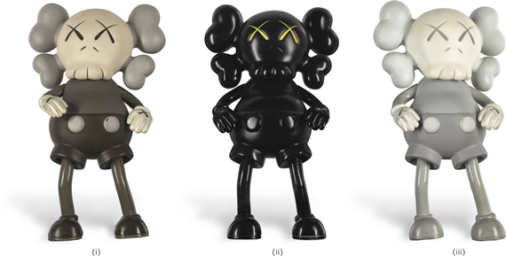 KAWS | COMPANION: I. BROWN COLOURWAY/ II. BLACK COLOURWAY/ III. GREY ...