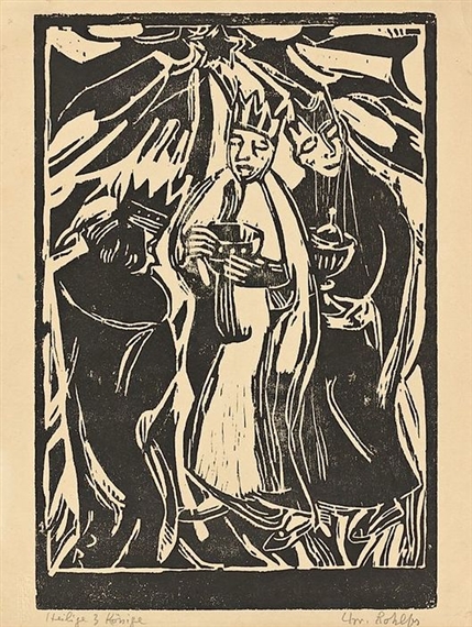 Rohlfs Christian Die Heiligen Drei Könige Circa 1910