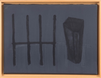 Untitled (Polyptych with Four form Studies) - Elisabeth Mehrl