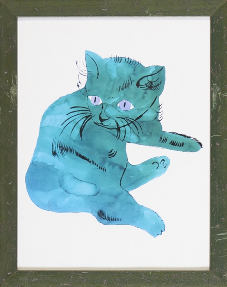 1954 Cat from 25 Cats Named Sam and One Blue Pussy Andy Warhol