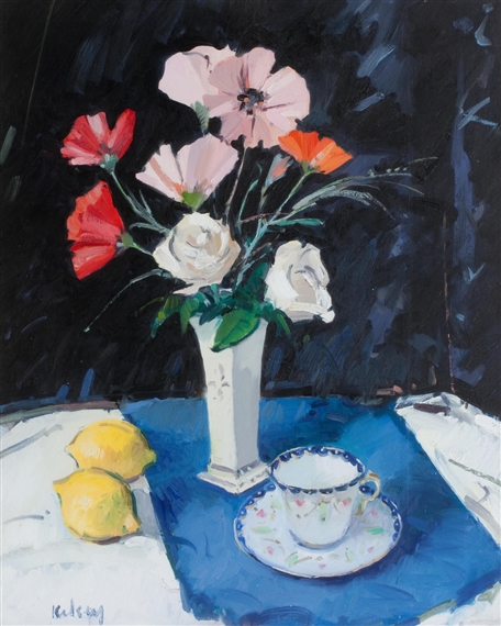 Still Life with Poppies by Robert Kelsey