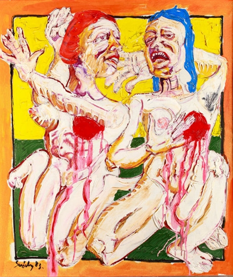 AMAZONS by Lajos Sváby, 1983