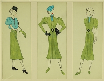 9 Works, Original fashion designs - Mary Robinson