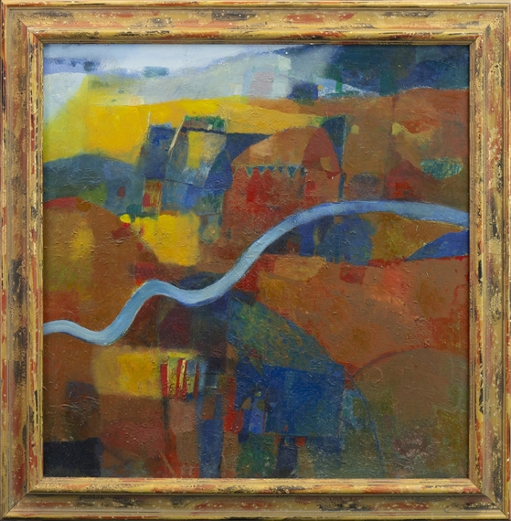 LANDSCAPE WITH RIVER by Jonathan Hood