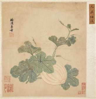 A Pair: Floral studies - Wu Meixi