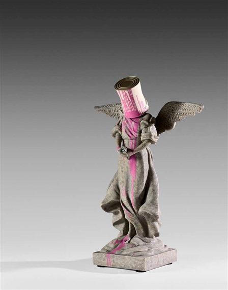 新品 SYNC. BANKSY BUCKET ON HEAD バンクシー MEDICOM TOY BRANDALISM