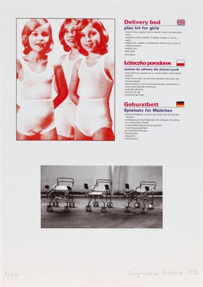 A childbirth bad by Zbigniew Libera, 1996