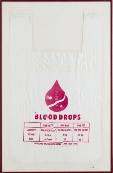 Blood drops 007 by Zbigniew Libera, 1998