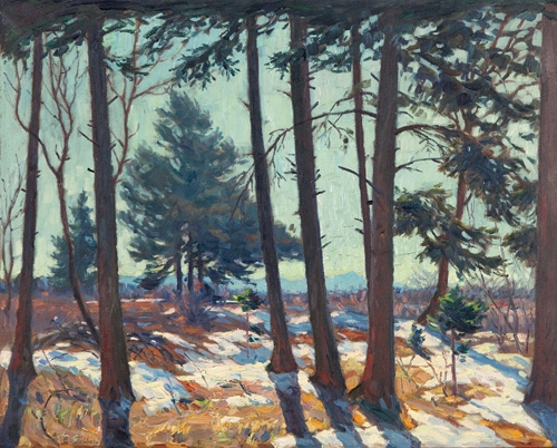 Artwork by Carl Friedrich Felber, LANDSCAPE, Made of Oil on canvas