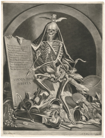 Omnia mihi subdita by Johann Jakob Ridinger, 1760