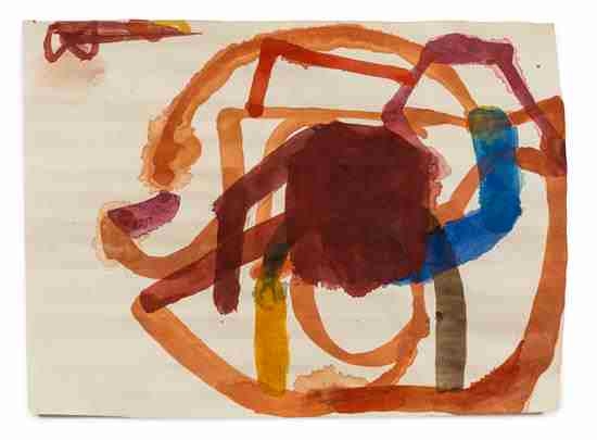 Suzan Frecon | Turning red ochre with some other colors (2002) | MutualArt