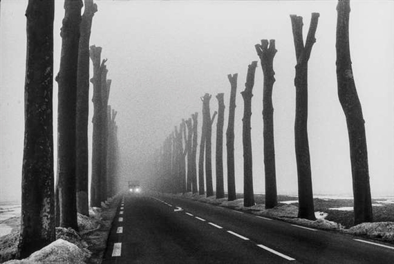 Winter Near Paris, France by Martine Franck, 1978