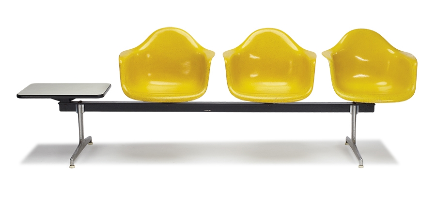Charles & Ray Eames | Tandem Shell seating (1963) | MutualArt
