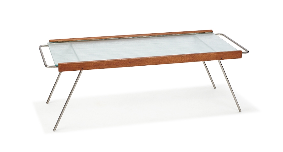 Artwork by Bill Lam, Adjustable coffee table