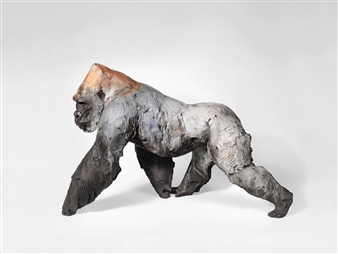 A Unique Sculpture of a Silverback Gorilla - Nichola Theakston
